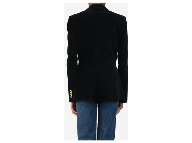 Dolce & Gabbana Blazer de terciopelo negro - size UK 8 - vista 2