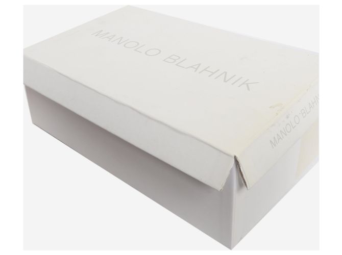 Manolo Blahnik Décolleté glitterate Silver Hangisflat - taglia EU 38.5 - vista 6