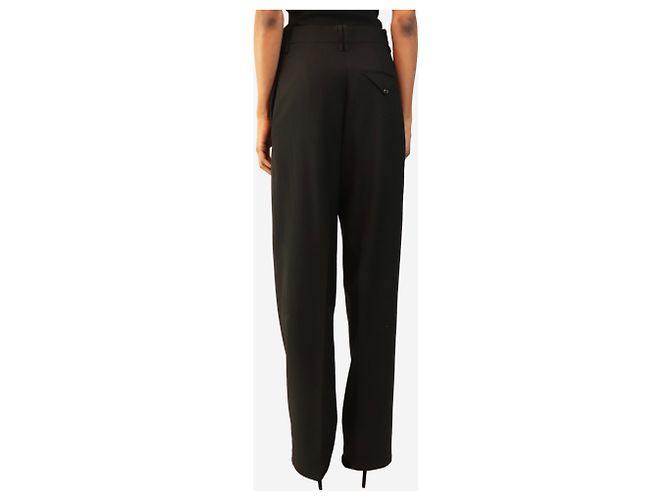 Bottega Veneta Pantalones ajustados negros Pre-Spring 2020 - size UK 8 - vista 3