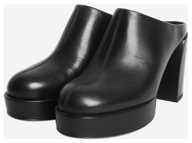 3.1 Phillip Lim Mules en cuir noir - size EU 38 - vue 2
