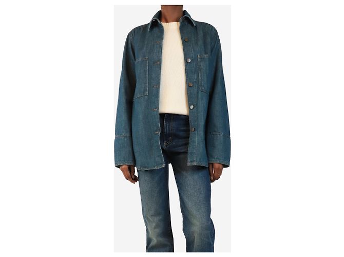Soeur Camisa de denim Blue Garance - size UK 6 - vista 3