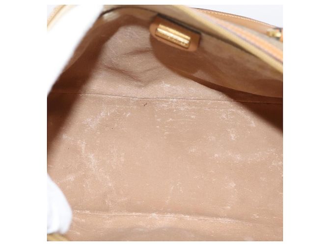 GUCCI Micro GG Supreme Hand Bag PVC 2way Beige Gold 002 122 0033 - vista 11