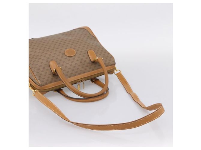 GUCCI Micro GG Supreme Hand Bag PVC 2way Beige Gold 002 122 0033 - vista 8