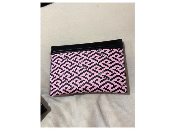 Medusa Set de cartera y tarjetero Versace Greca - vista 3