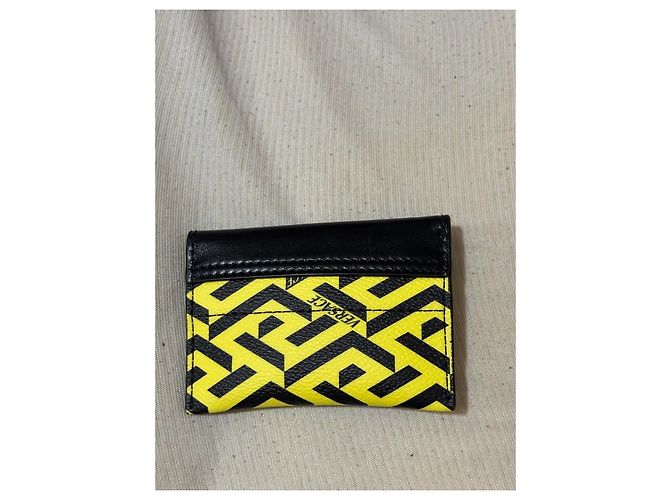 Medusa Set de cartera y tarjetero Versace Greca - vista 4
