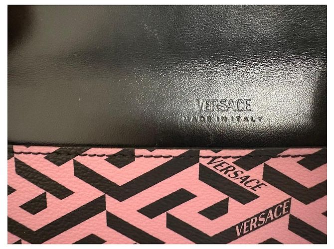 Medusa Set de cartera y tarjetero Versace Greca - vista 5