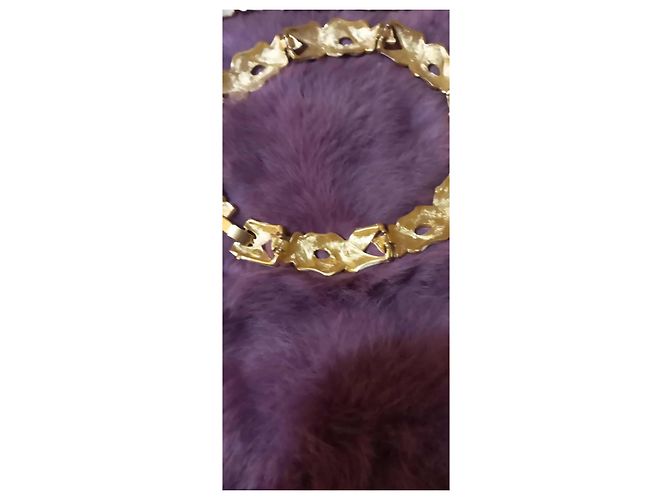 Set Collana e Bracciale Givenchy in metallo dorato e smalto bianco - vista 5