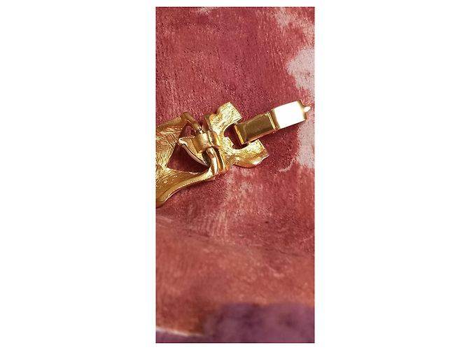 Set Collana e Bracciale Givenchy in metallo dorato e smalto bianco - vista 7