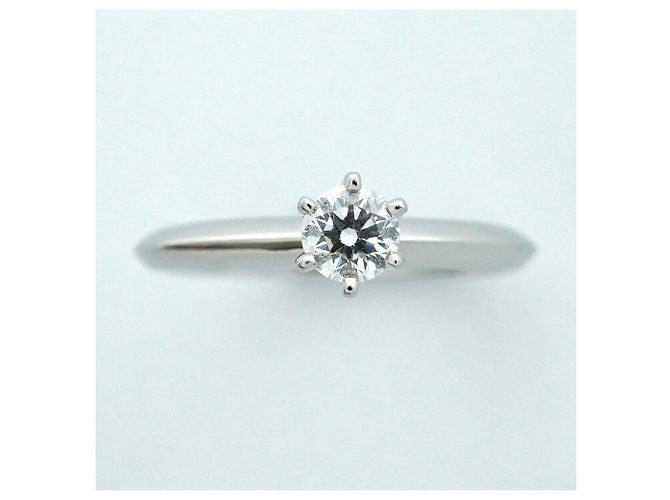 Autre Marque Anillo Alianza Solitario Tiffany & Co. - vista 2
