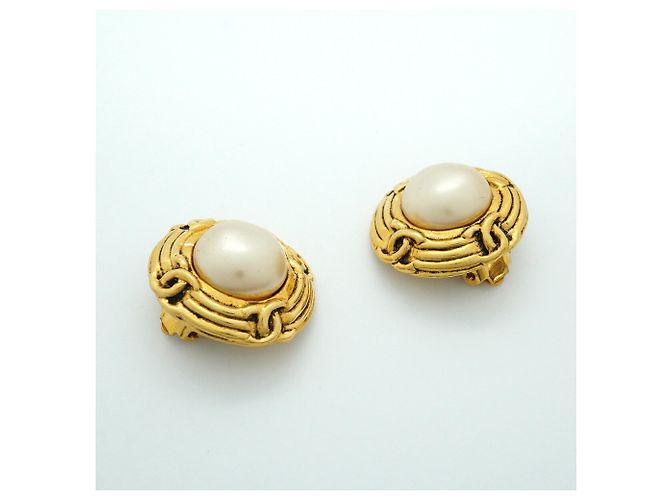 Orecchini a clip Chanel Gold - vista 2