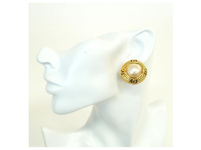 Orecchini a clip Chanel Gold - vista 5