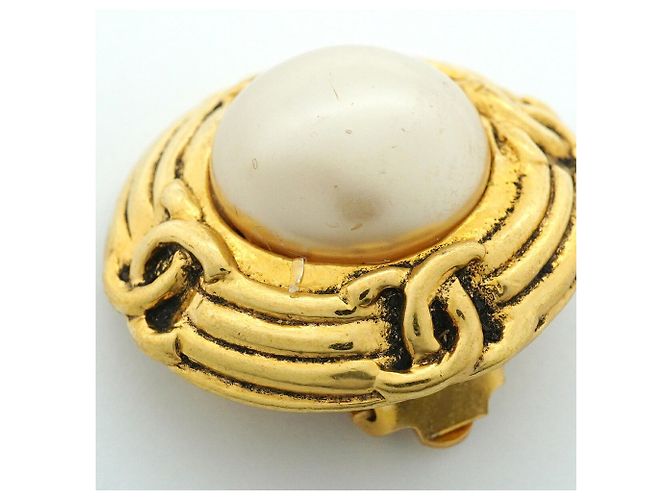 Orecchini a clip Chanel Gold - vista 6
