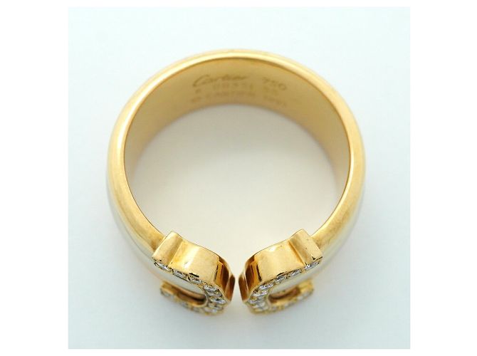 Anello Cartier 2C Band Diamante Oro 18K - vista 3