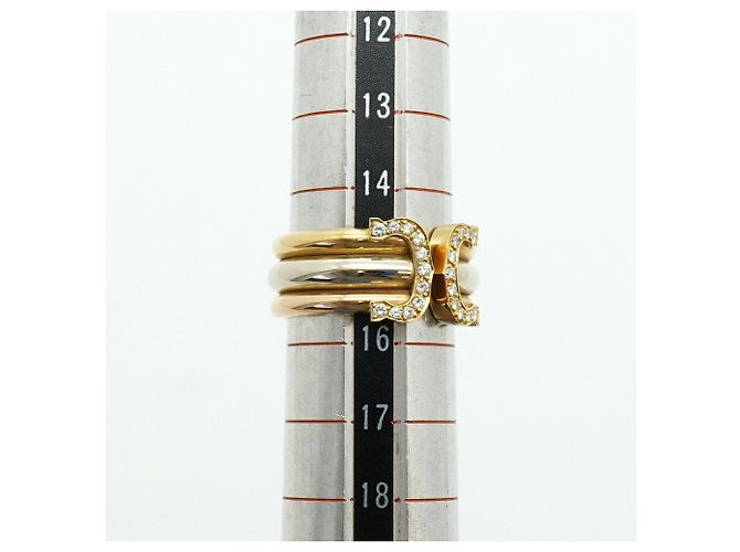 Anello Cartier 2C Band Diamante Oro 18K - vista 6