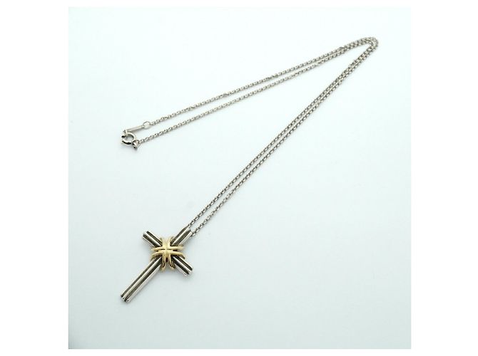 Autre Marque Collana Croce Signature Tiffany & Co. - vista 3