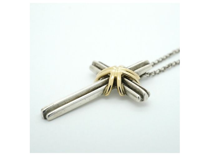 Autre Marque Collana Croce Signature Tiffany & Co. - vista 8
