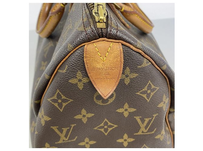 Borsa Louis Vuitton Monogram Speedy 35 - vista 5