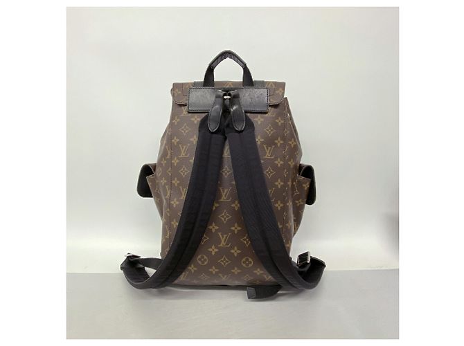 Mochila Louis Vuitton Monogram Macassar Christopher MM - vista 10