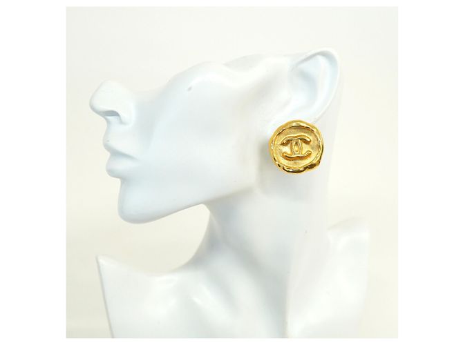 Chanel Gold Clip-On Ohrringe - Ansicht 5