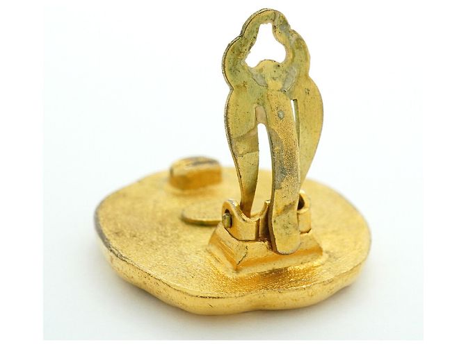 Chanel Gold Clip-On Ohrringe - Ansicht 7