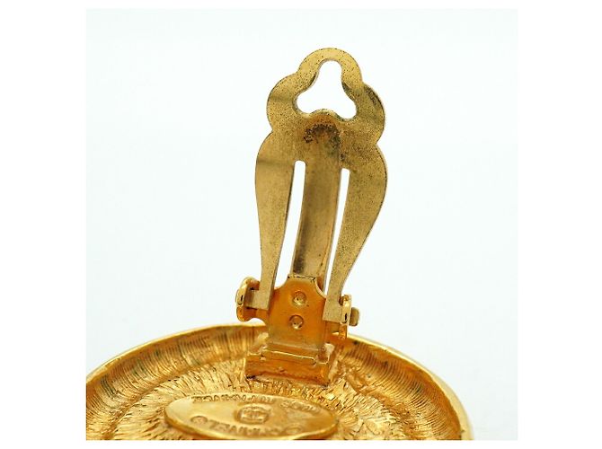 Orecchini a clip Chanel placcati in oro - vista 7