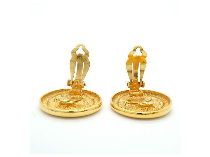 Orecchini a clip Chanel placcati in oro - vista 9