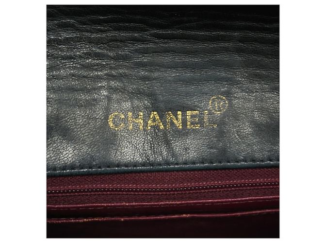 Borsa a tracolla Chanel Diana con catena in pelle d'agnello nera - vista 5