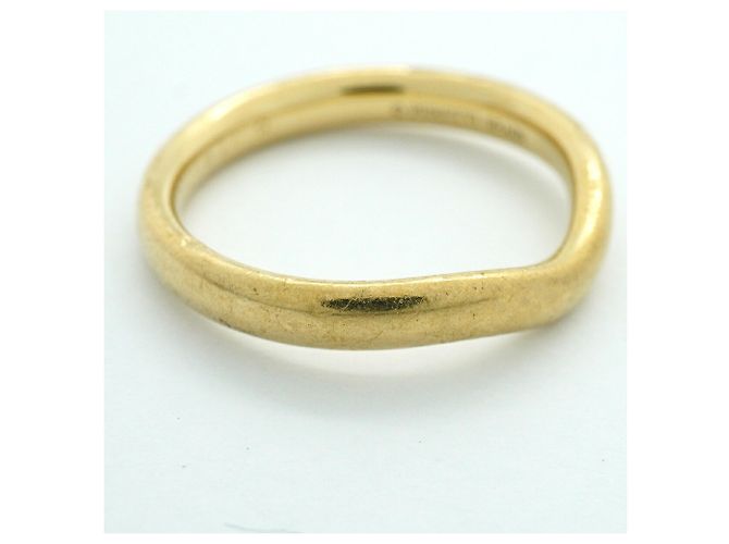 Autre Marque Anello Fascia Curva Tiffany & Co. in Oro Giallo 18K - vista 10