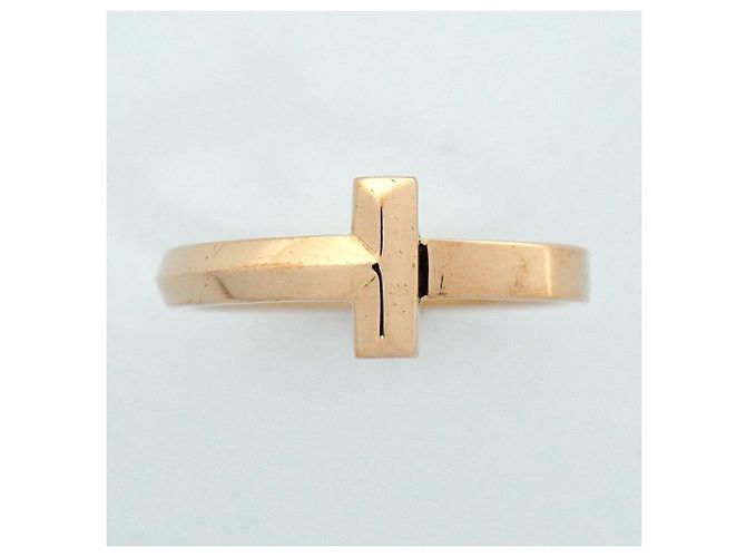 Autre Marque Anello Tiffany & Co. T One in oro rosa 18K - vista 2