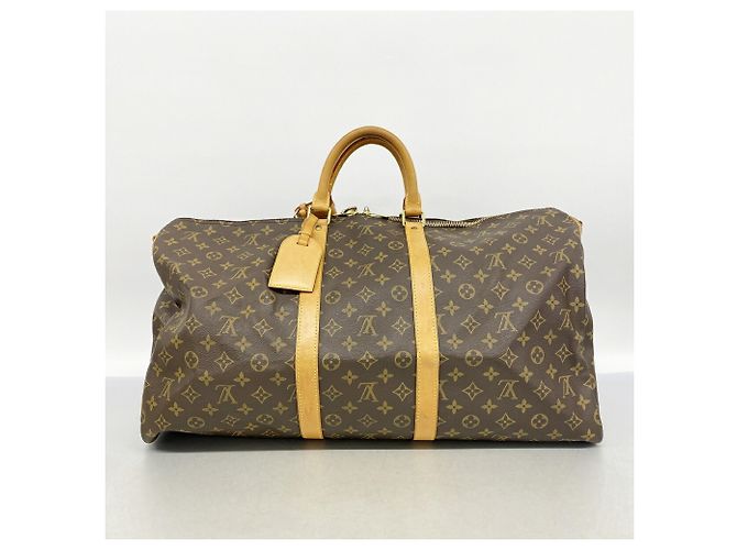 Louis Vuitton Boston Monogram Keepall Bandoulière 55 - vista 18