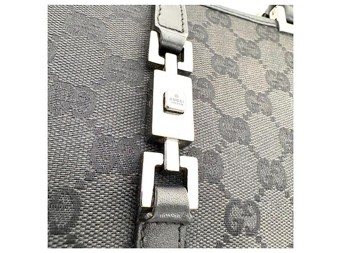 Borsa Gucci GG Supreme in tela monogrammata nera - vista 4