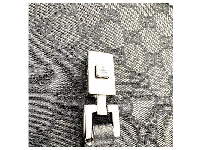 Borsa Gucci GG Supreme in tela monogrammata nera - vista 5