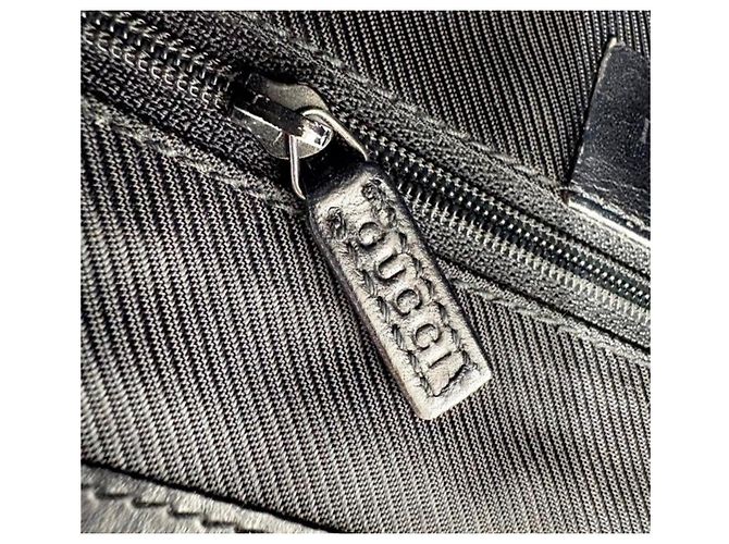 Borsa Gucci GG Supreme in tela monogrammata nera - vista 6