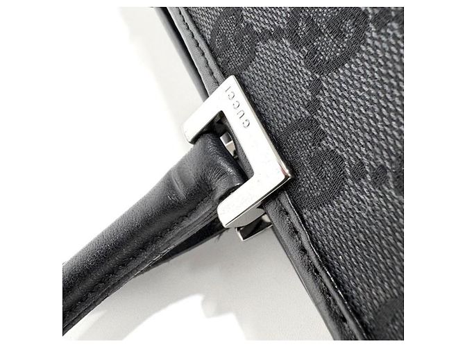 Borsa Gucci GG Supreme in tela monogrammata nera - vista 7