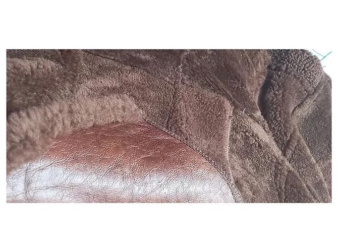 Raro Cappotto Fendi Alta Moda in Pelle l'aînée e Zibeline Russo - vista 12