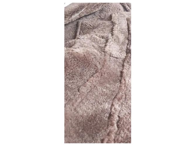 Raro Cappotto Fendi Alta Moda in Pelle l'aînée e Zibeline Russo - vista 15