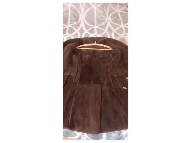 Raro Cappotto Fendi Alta Moda in Pelle l'aînée e Zibeline Russo - vista 2