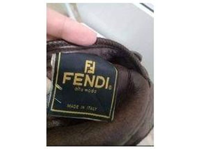 Raro Cappotto Fendi Alta Moda in Pelle l'aînée e Zibeline Russo - vista 3