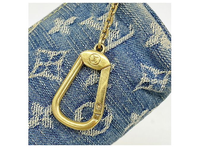Speedy Pouch Louis Vuitton Monogram Denim - vista 10