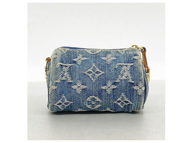 Speedy Pouch Louis Vuitton Monogram Denim - vista 11
