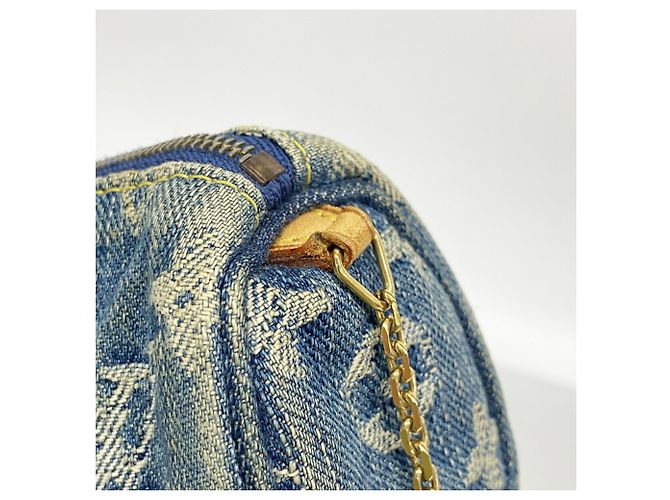 Speedy Pouch Louis Vuitton Monogram Denim - vista 7