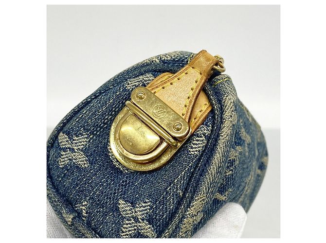 Speedy Pouch Louis Vuitton Monogram Denim - vista 9