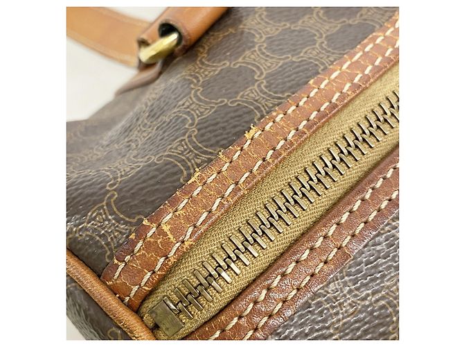 Céline Borsa Celine Macadam Brown da donna - vista 7
