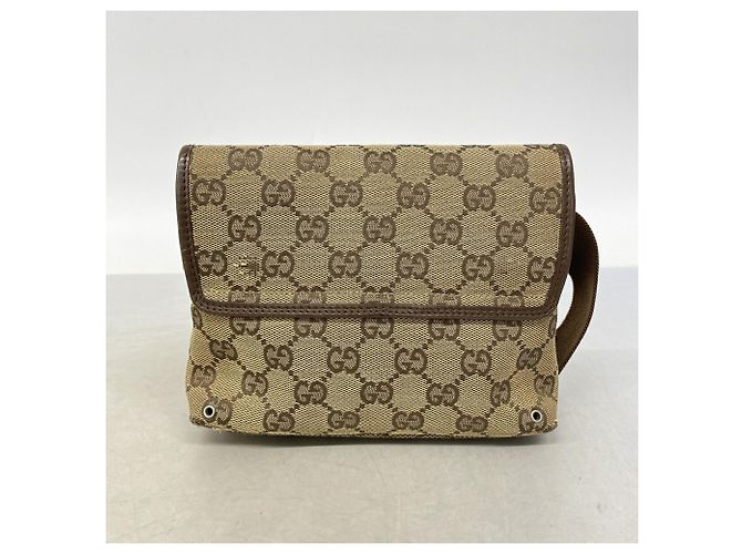 Marsupio Gucci in tela marrone - vista 10