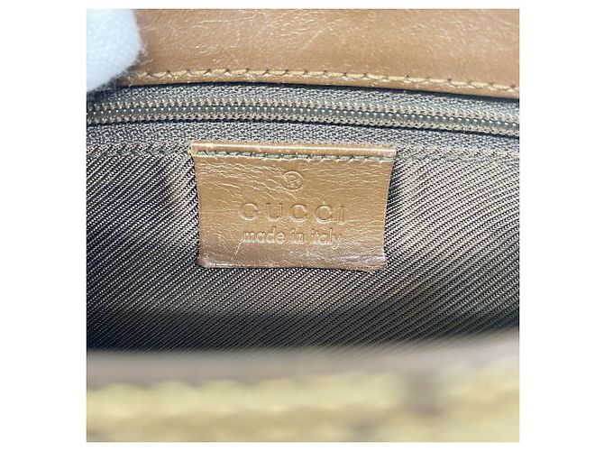 Marsupio Gucci in tela marrone - vista 5