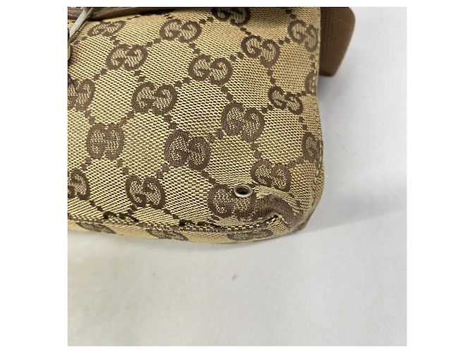 Marsupio Gucci in tela marrone - vista 8