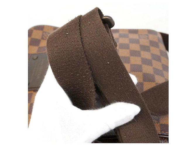 Borsa a tracolla Louis Vuitton Damier Brooklyn PM - vista 8