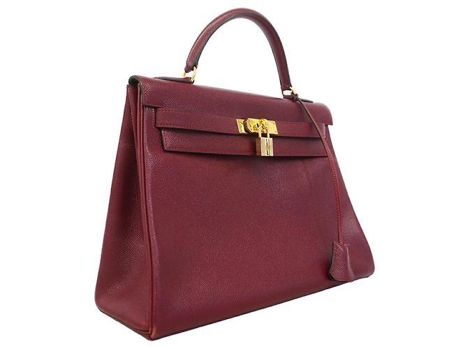 Hermès Borsa Hermes Kelly 32 in Rouge H - vista 2