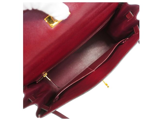 Hermès Borsa Hermes Kelly 32 in Rouge H - vista 4