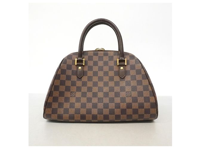 Borsa Louis Vuitton Damier Rivera MM in Ebene - vista 12